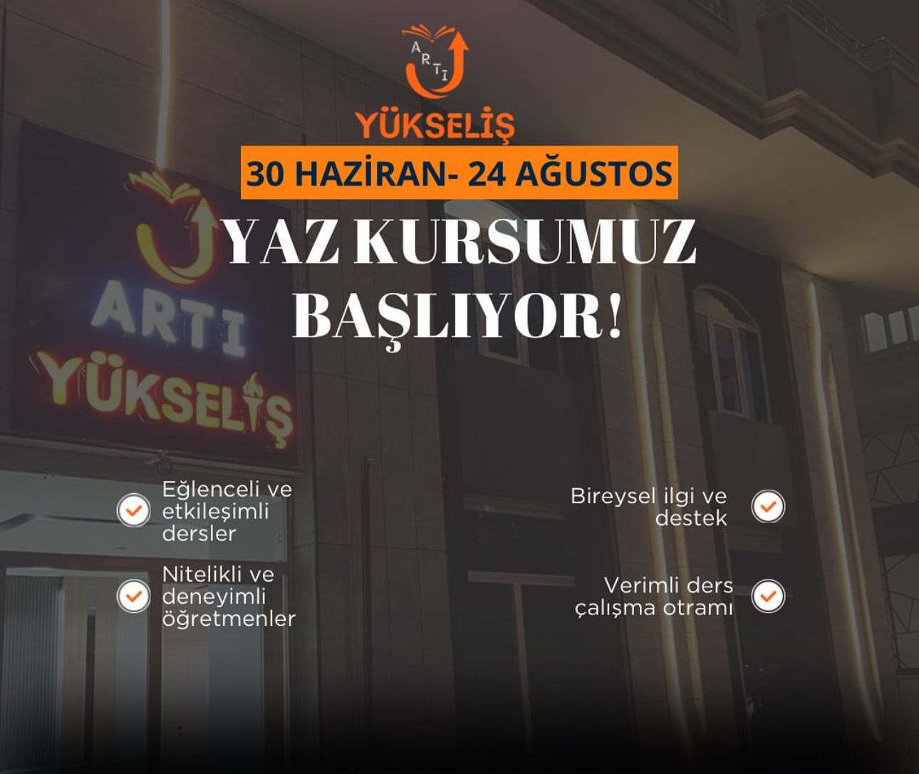 Yaz Kursu ve Yeni Dönem Kayıtları